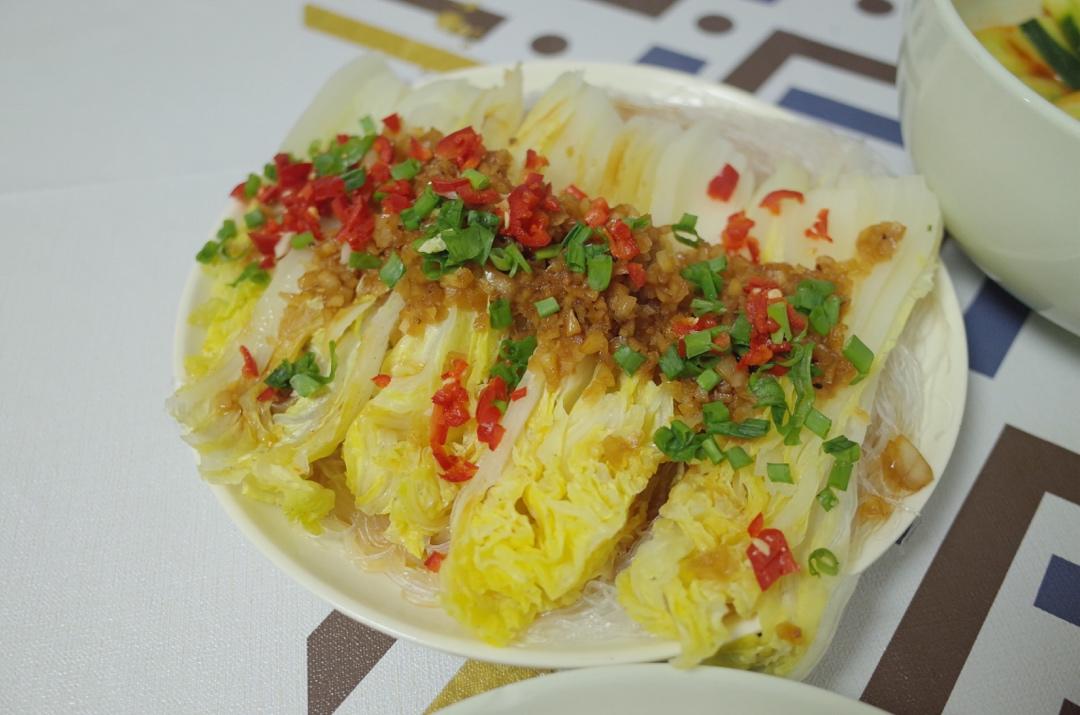 蒜蓉粉丝蒸娃娃菜