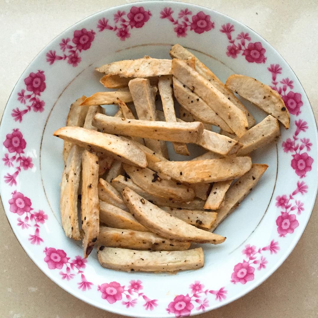 小作的睡神酱做的烤香芋条