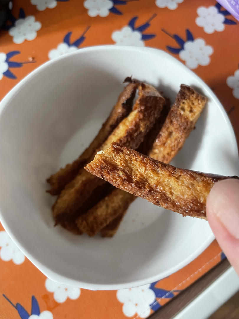 比吐司还好吃的烤吐司边