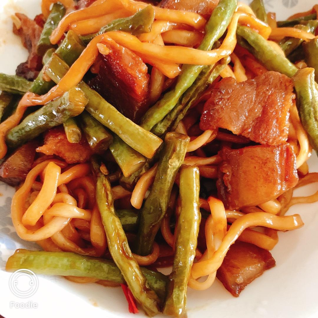 芸豆焖面（附万能的腌肉不老的办法）