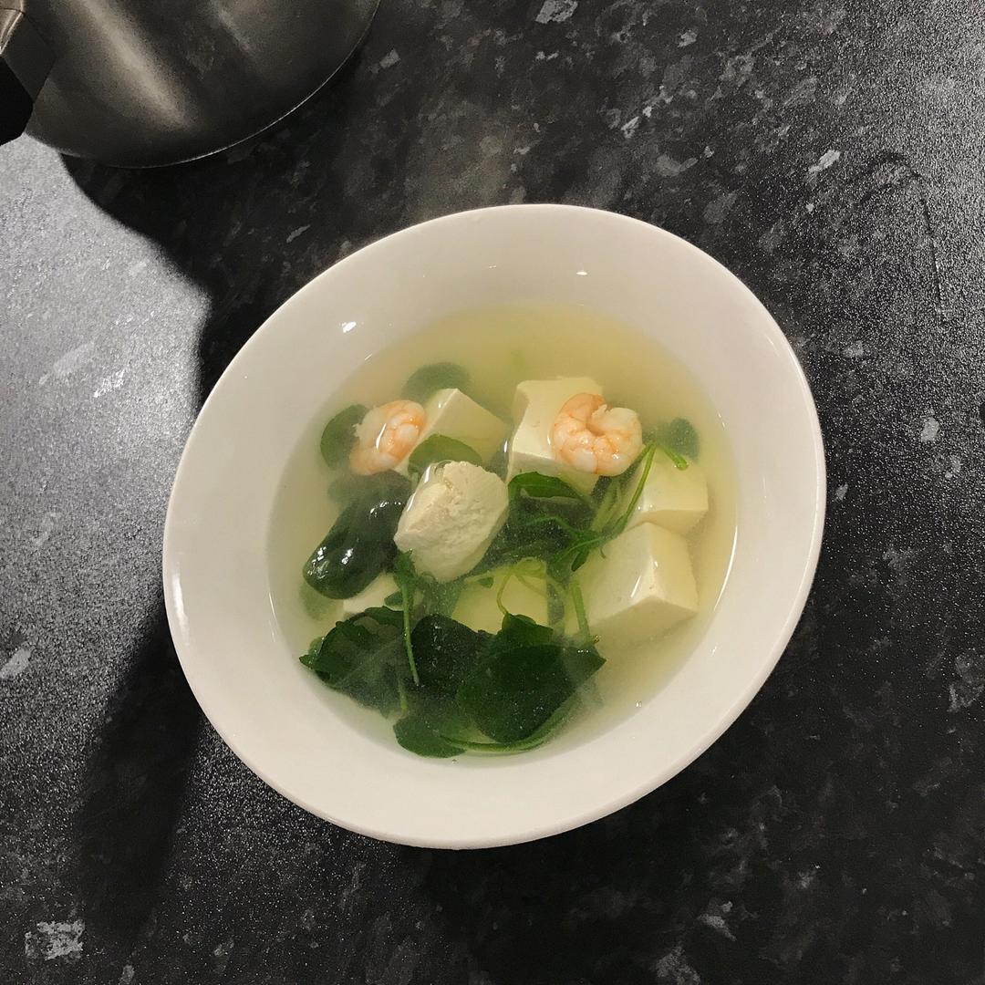 简单菠菜豆腐汤
