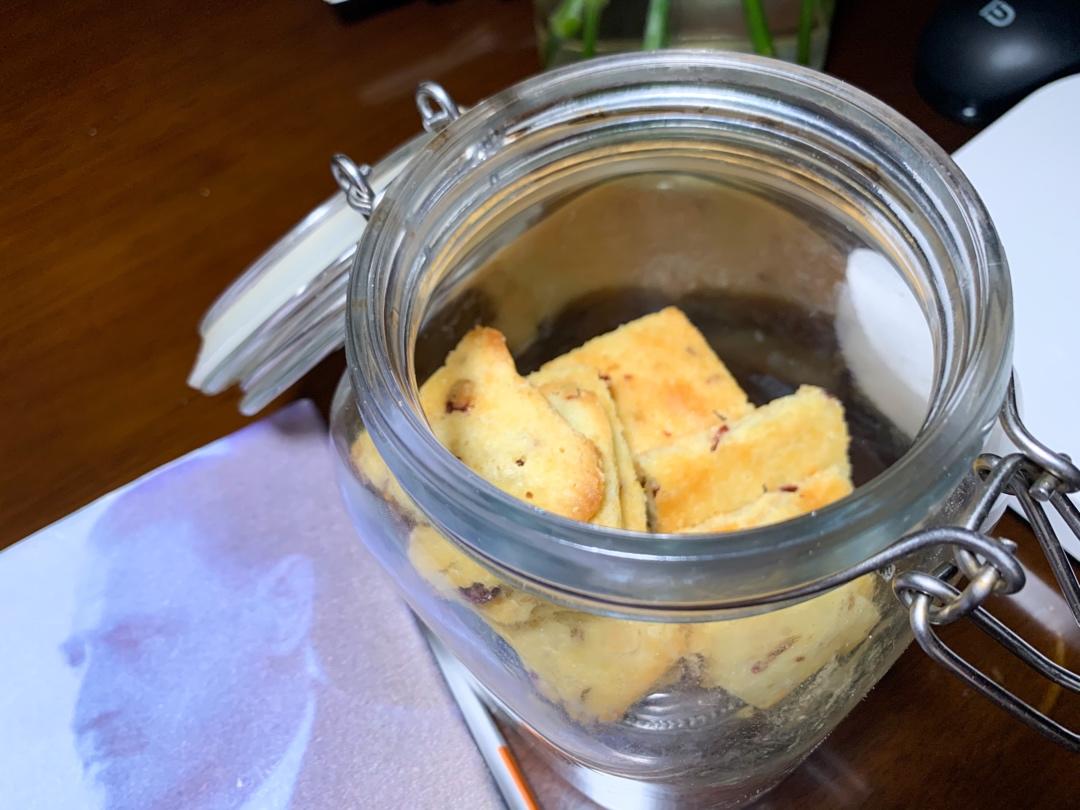 温柔的软饼干蔓越莓饼干松软口感