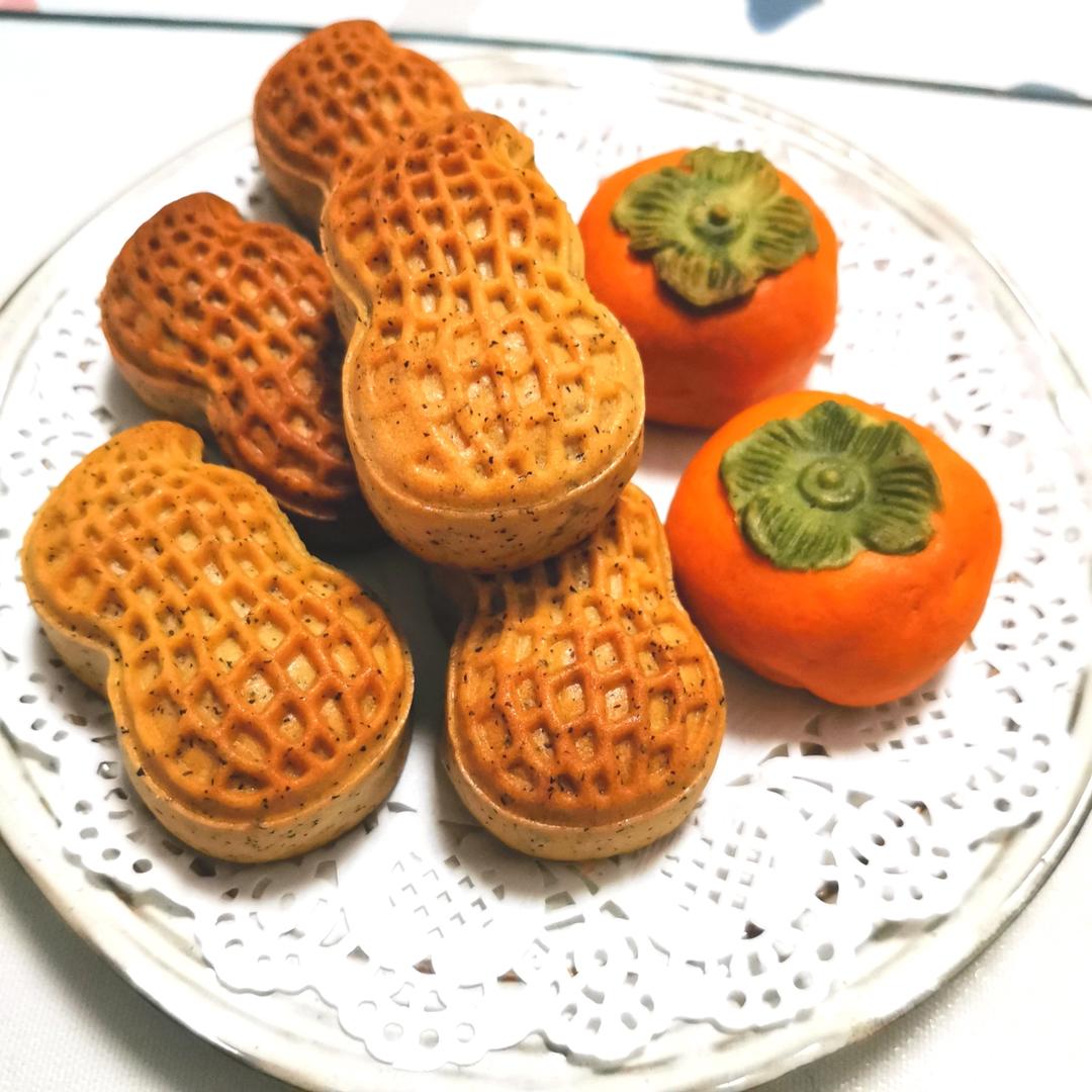 好事（柿）发（花）生🥜—广式伯爵红茶花生月饼