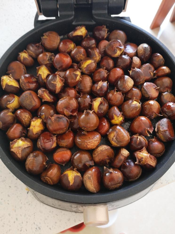电饼铛糖炒栗子的做法