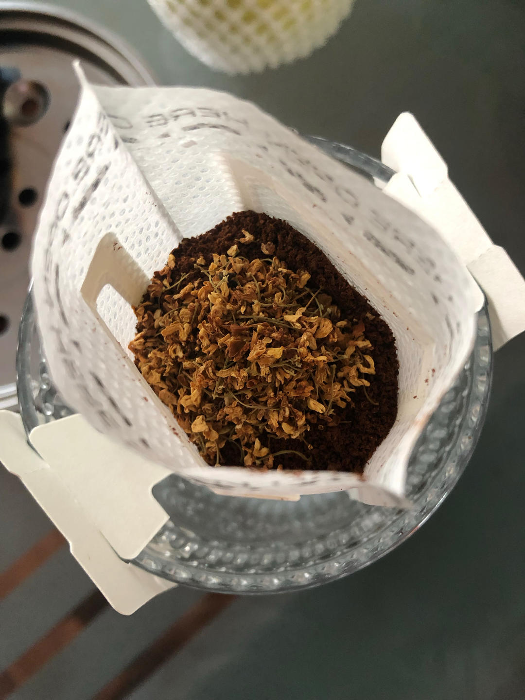超级简单的桂花咖啡