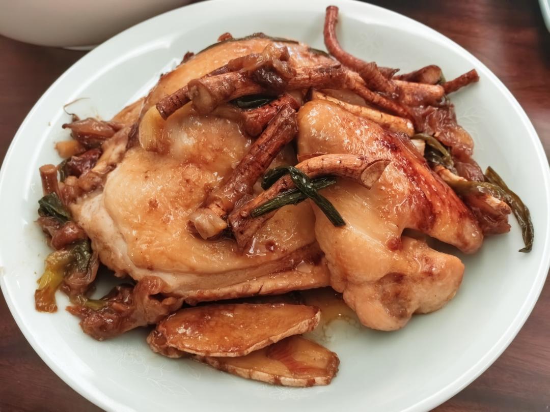 超简单五指毛桃焗鸡