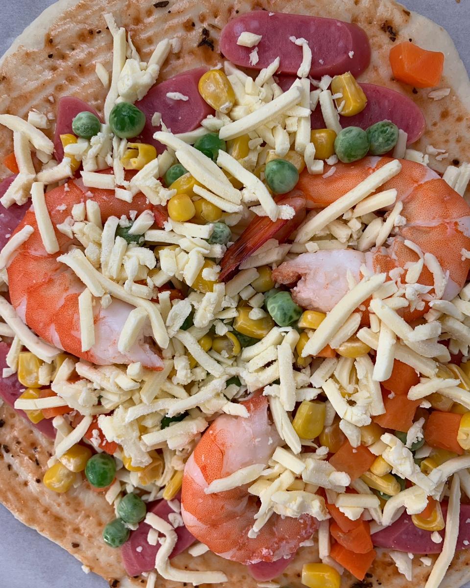 八寸披萨饼皮（四个）制作