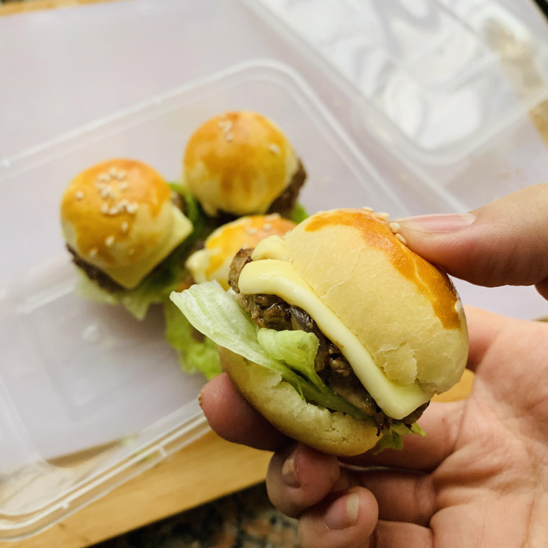 松软汉堡包胚