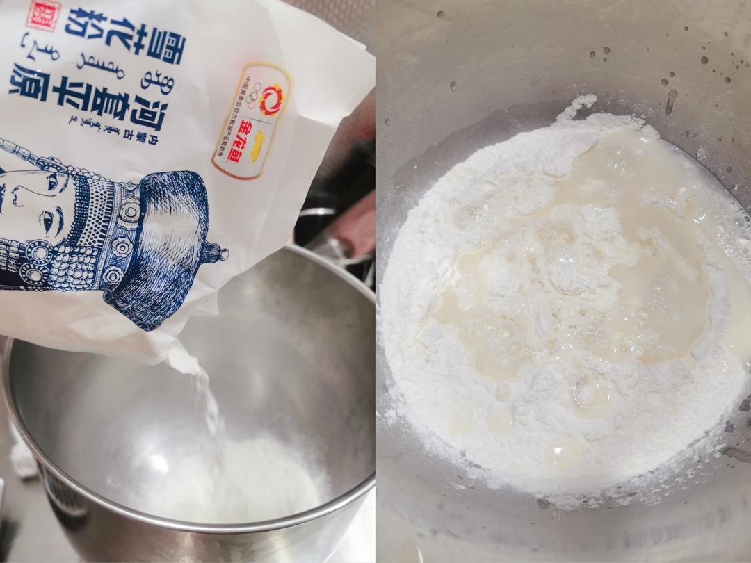 纯奶手撕吐司的做法 步骤1