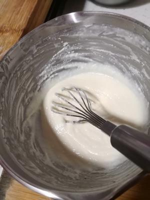【快手早餐】好七的豆腐酸奶无油松饼的做法 步骤3