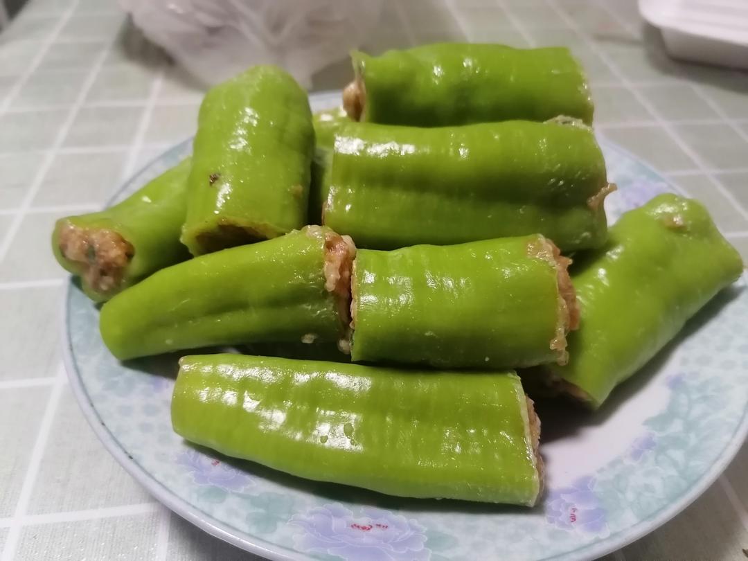 销魂青椒酿肉【超级下饭】
