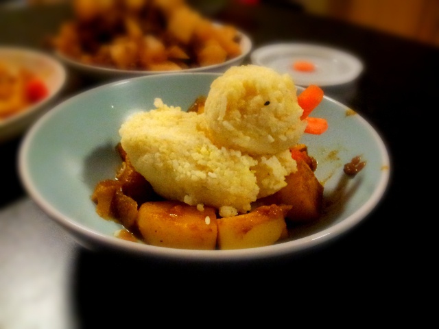 b.duck大黄鸭洗澡黄金咖喱饭