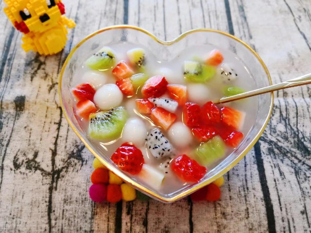 堂妈教你做水果小汤圆