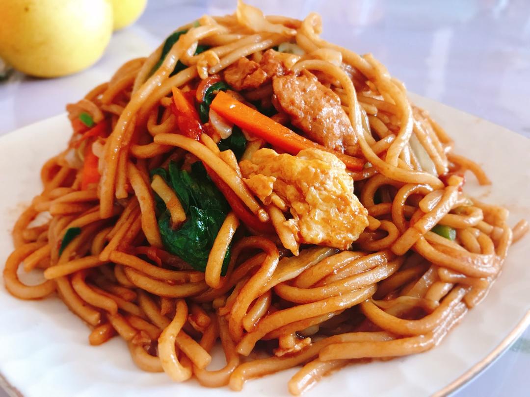 肉丝炒面