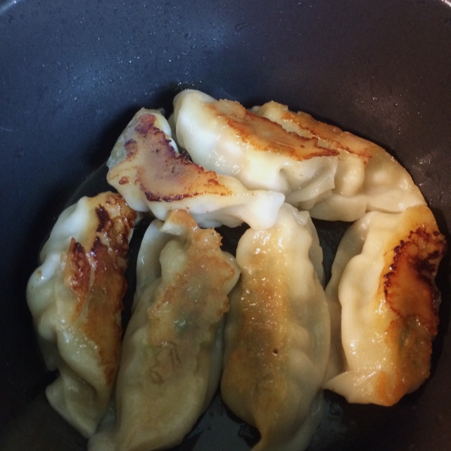 电饭煲煎饺