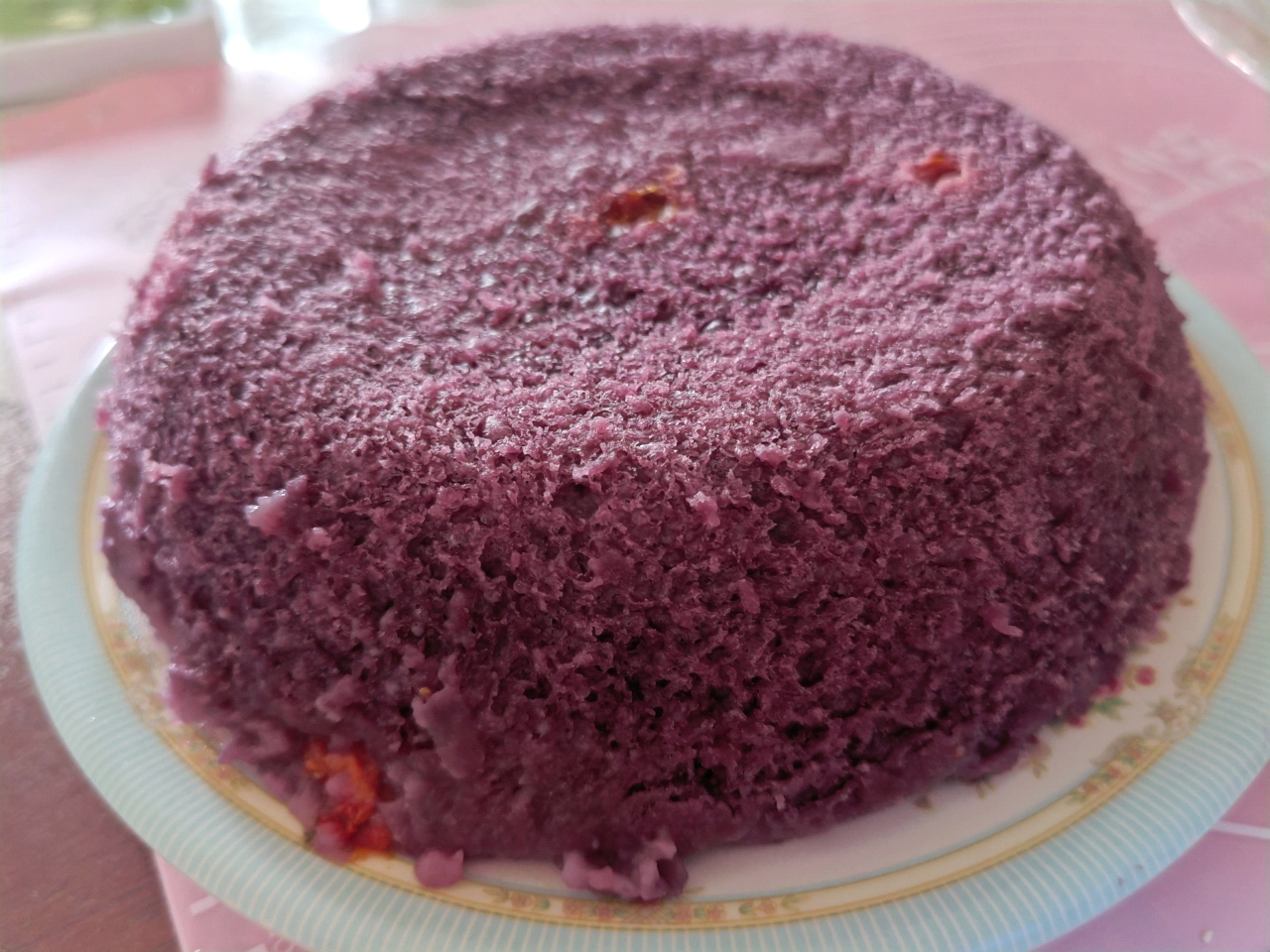 爱心紫薯发糕