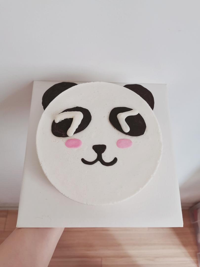 3周岁生日蛋糕（熊猫造型椰子慕斯）