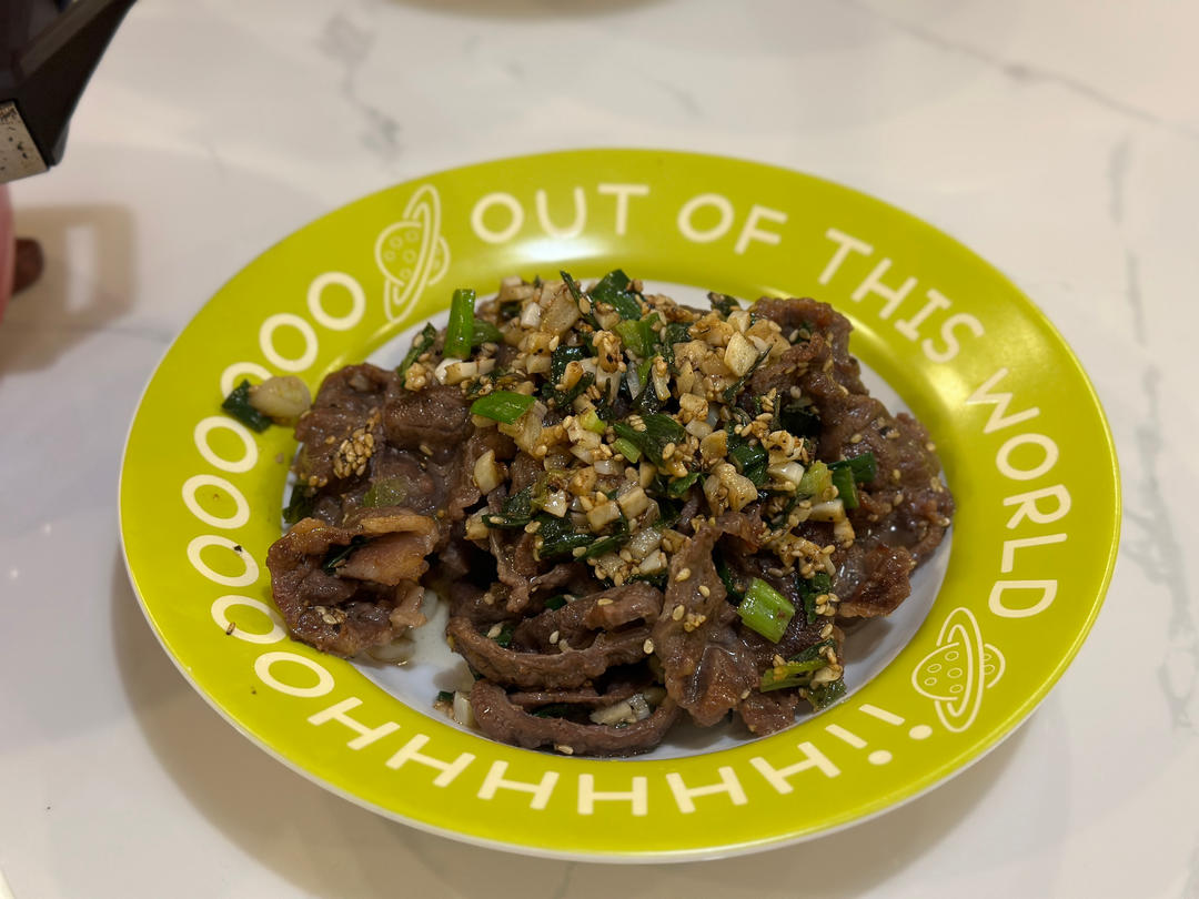 盐葱牛肉
