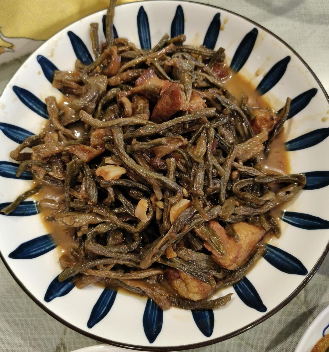 干豆角红烧肉