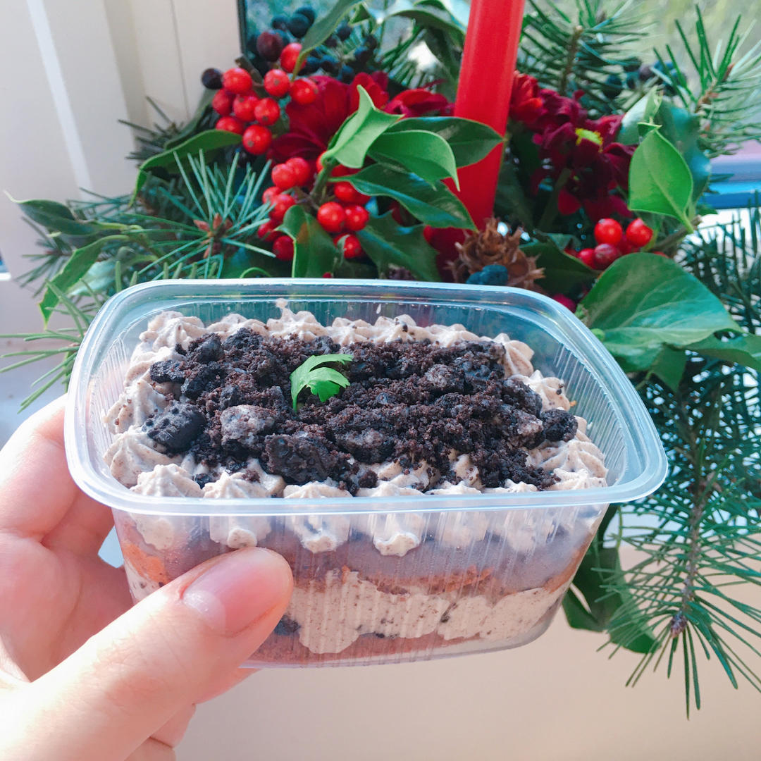 好吃到流泪的奥利奥咸奶油盒子蛋糕