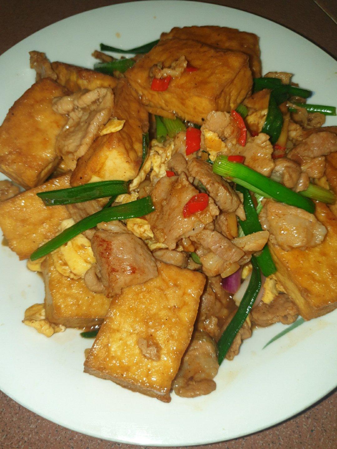 好吃的葱烧豆腐