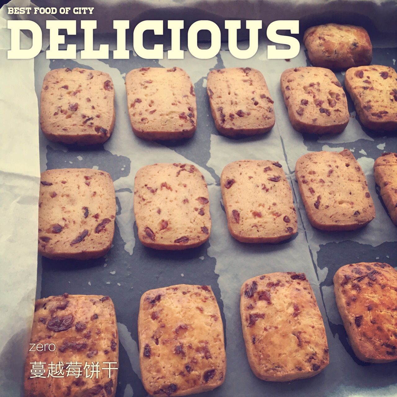 《Tinrry+》蔓越莓曲奇（超简单曲奇配方）