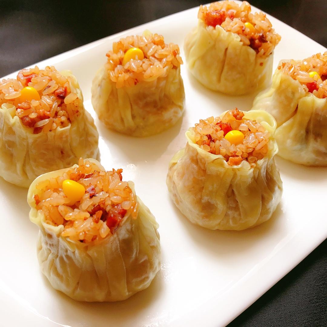 一只羊大做的糯米烧卖