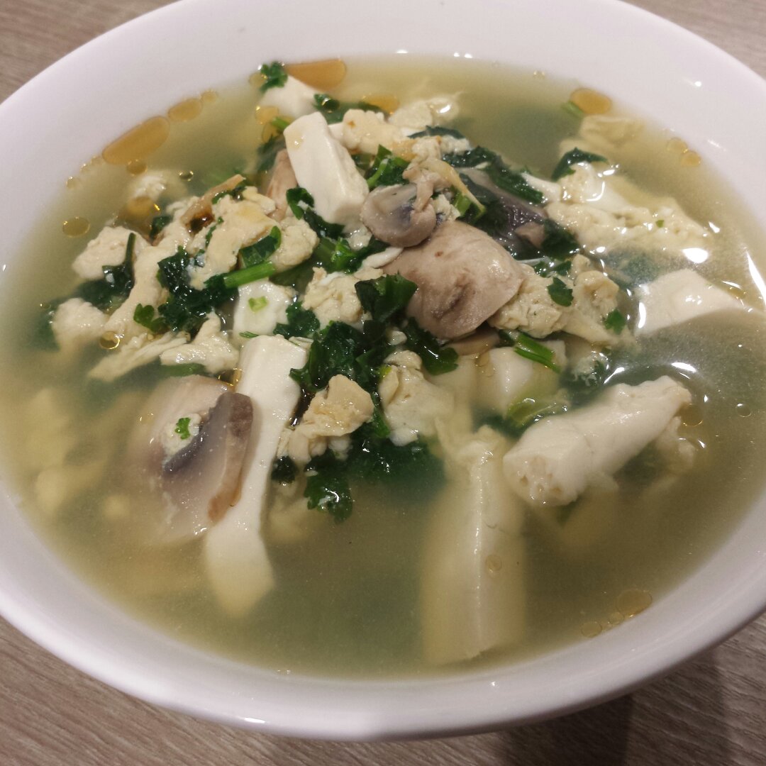 香菜豆腐羹