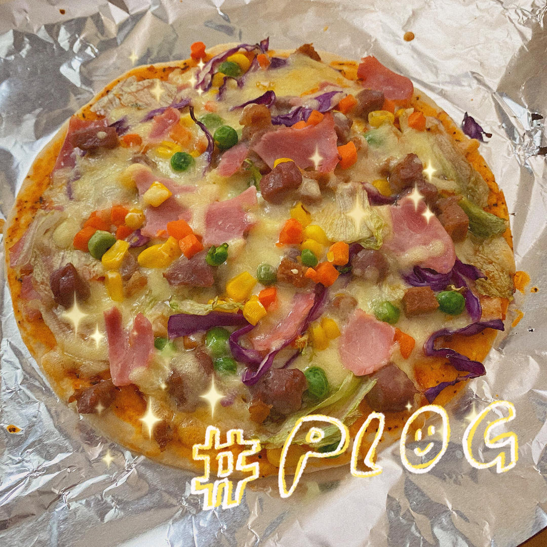 在家做披萨🍕做法超简单，保证你一学就会🙊🙊