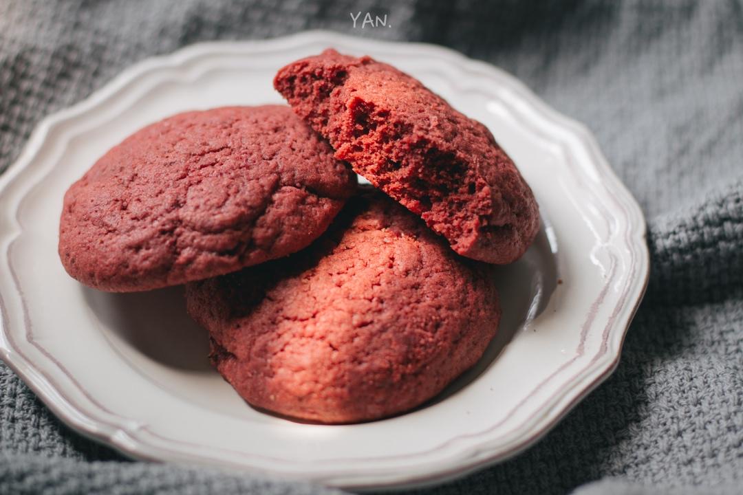 红丝绒可可块软cookie---Meggle黄油试用