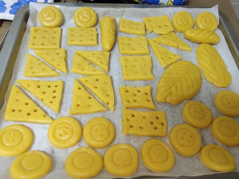 没有模具也能做的卡通饼干