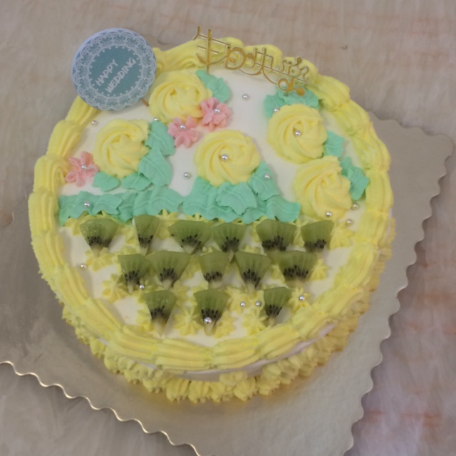 奶油裱花蛋糕