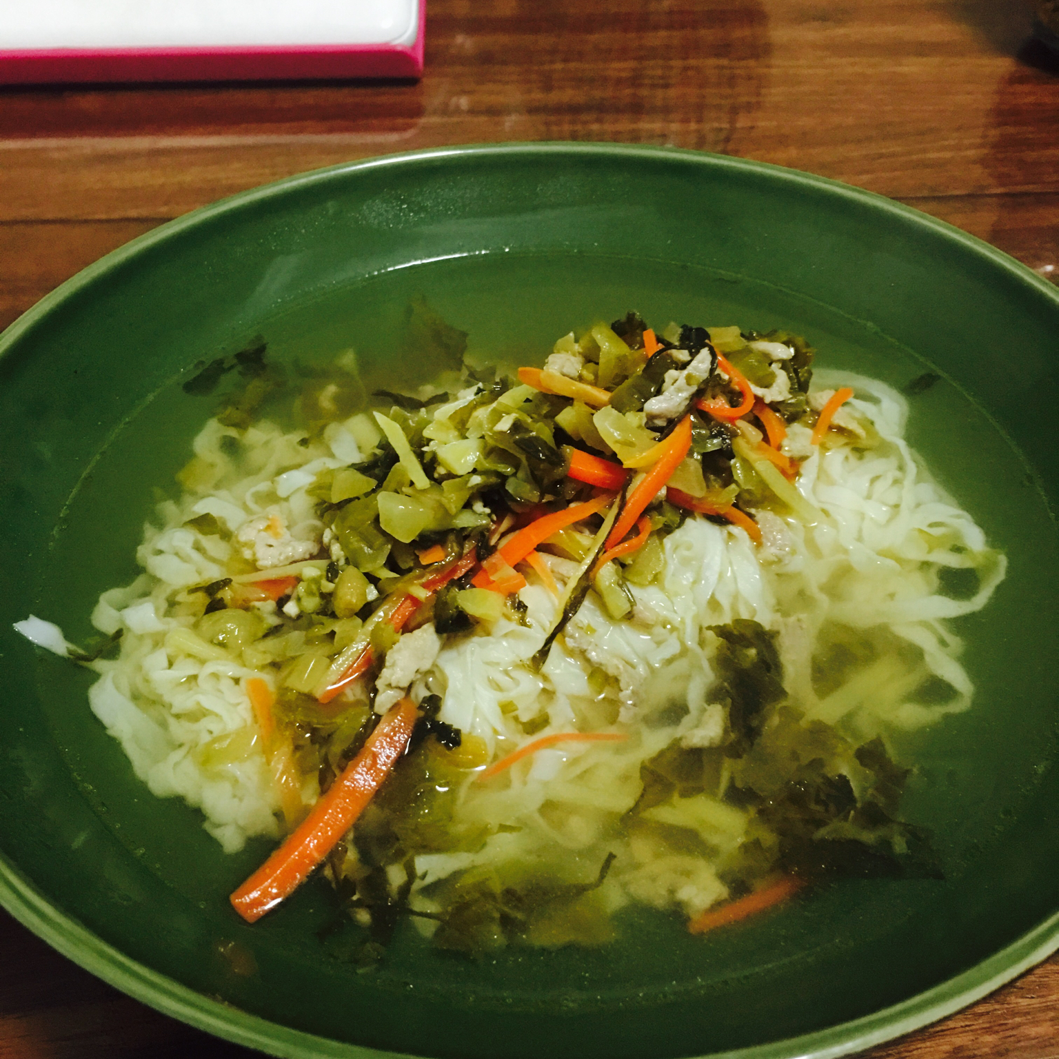 雪菜肉丝面
