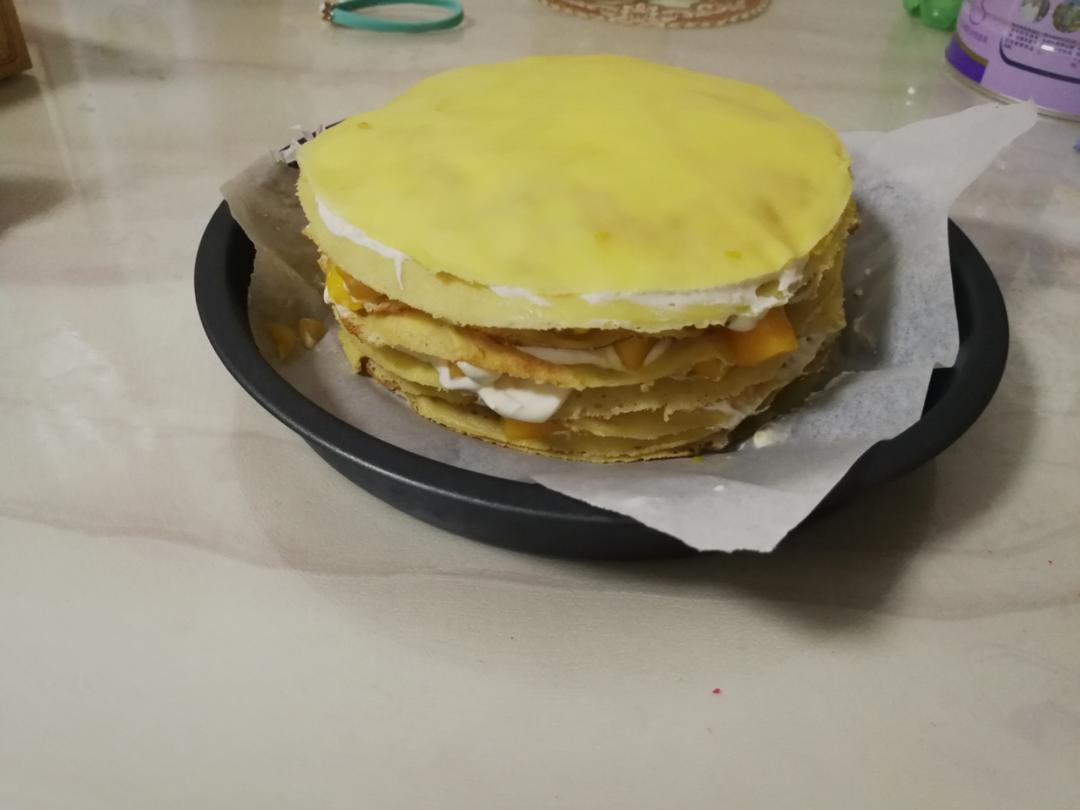 芒果千层蛋糕，100%成功告别煎皮无能