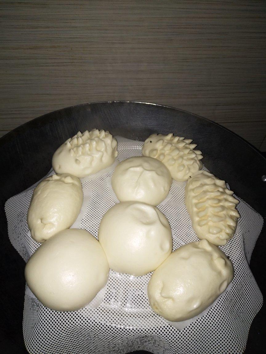 自制无油奶黄包