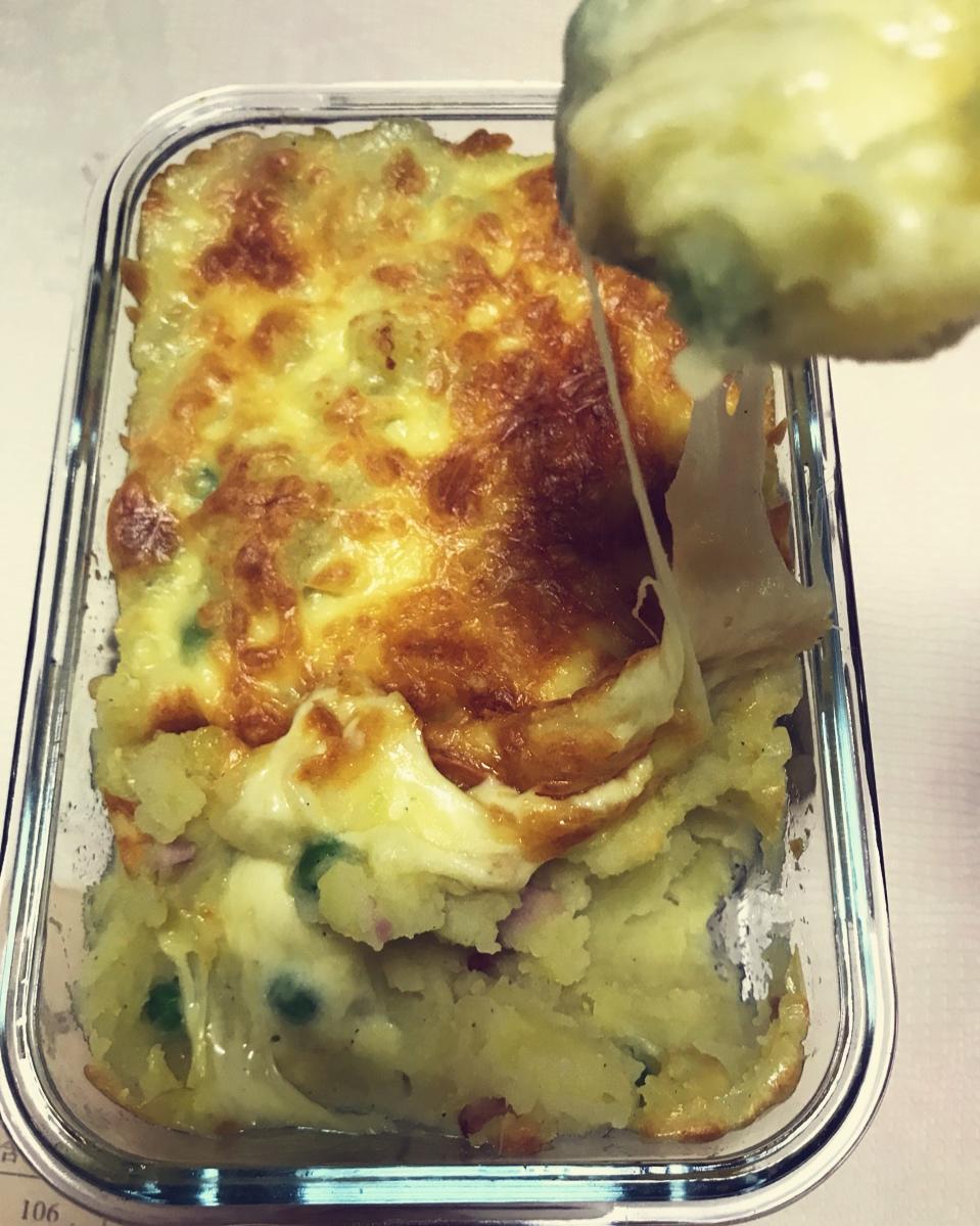 香浓芝士焗土豆泥（超有料）