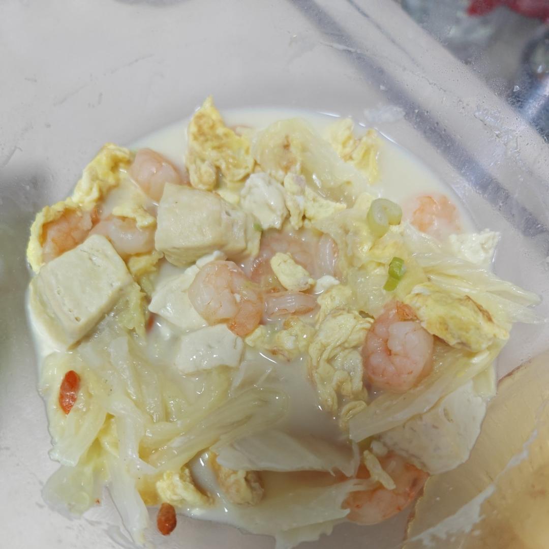 虾仁白菜豆腐减脂汤
