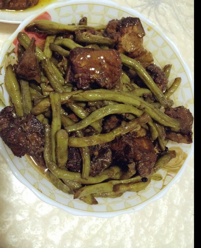 排骨炖豆角