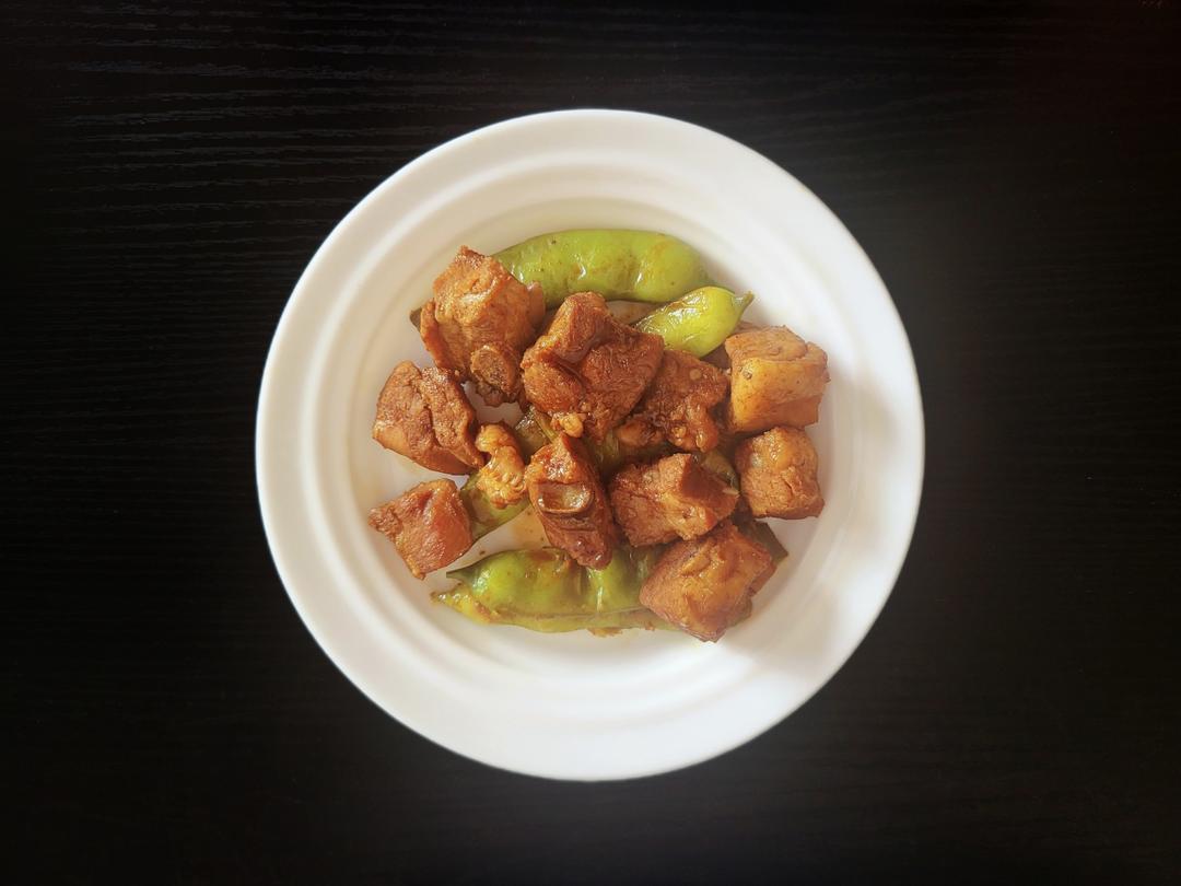 东北四大炖的排骨炖豆角
