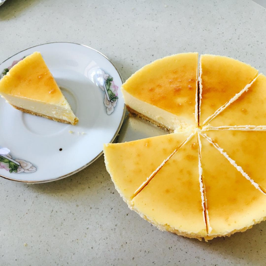 吃货一号1做的6寸重芝士蛋糕