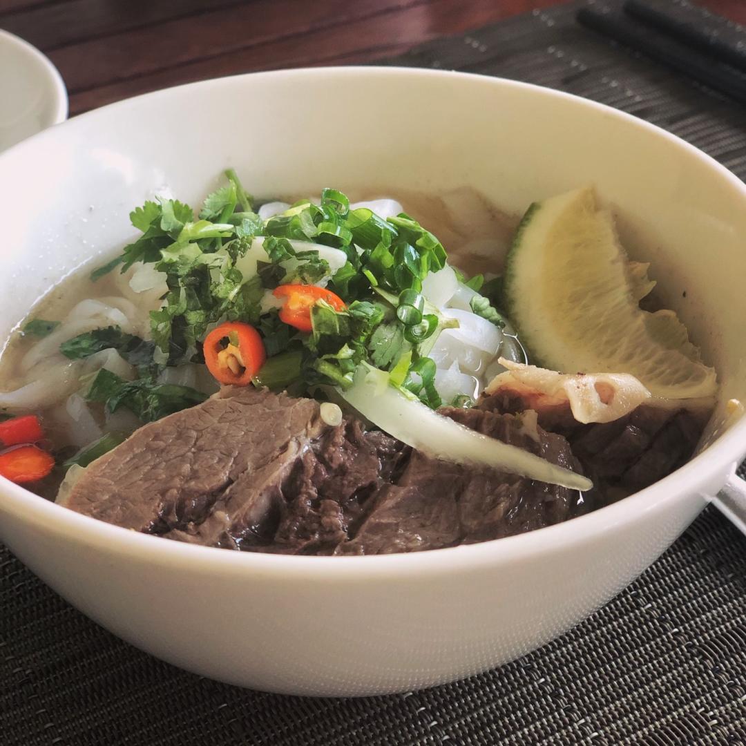 黄宝宝做的pho越南牛肉河粉