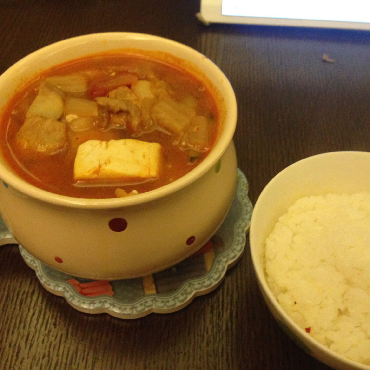 五花肉泡菜豆腐汤