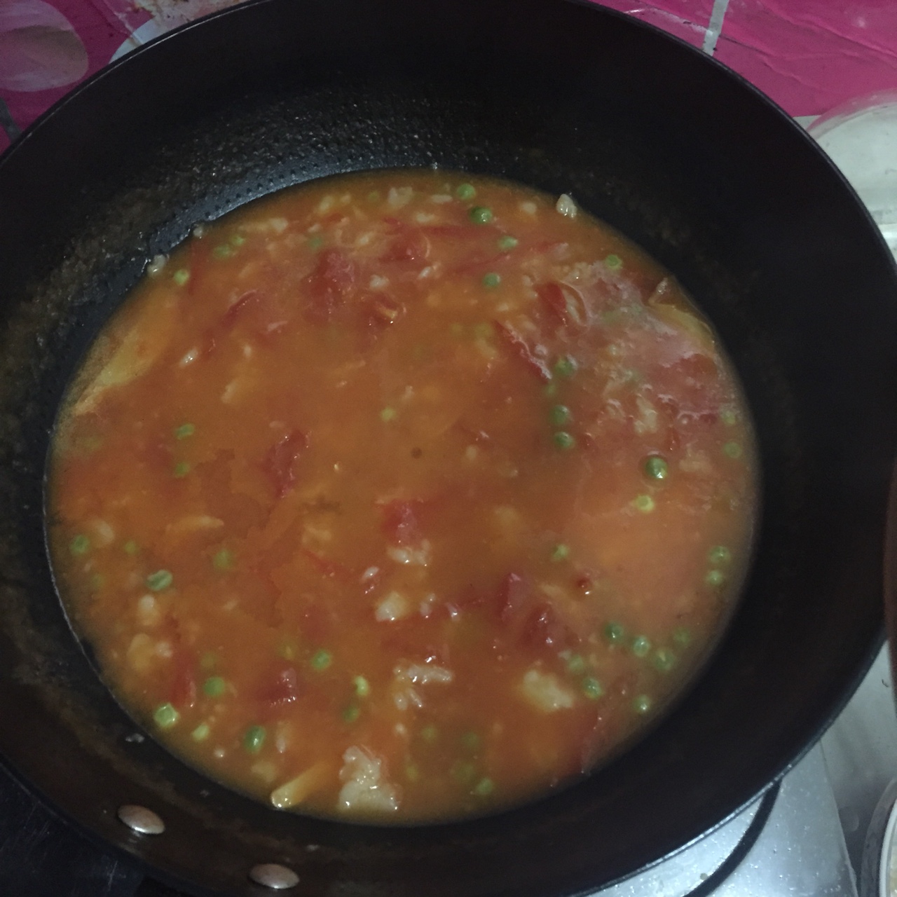 西红柿鸡蛋疙瘩汤