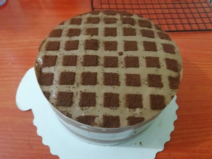 双重巧克力棋格蛋糕（LV蛋糕）