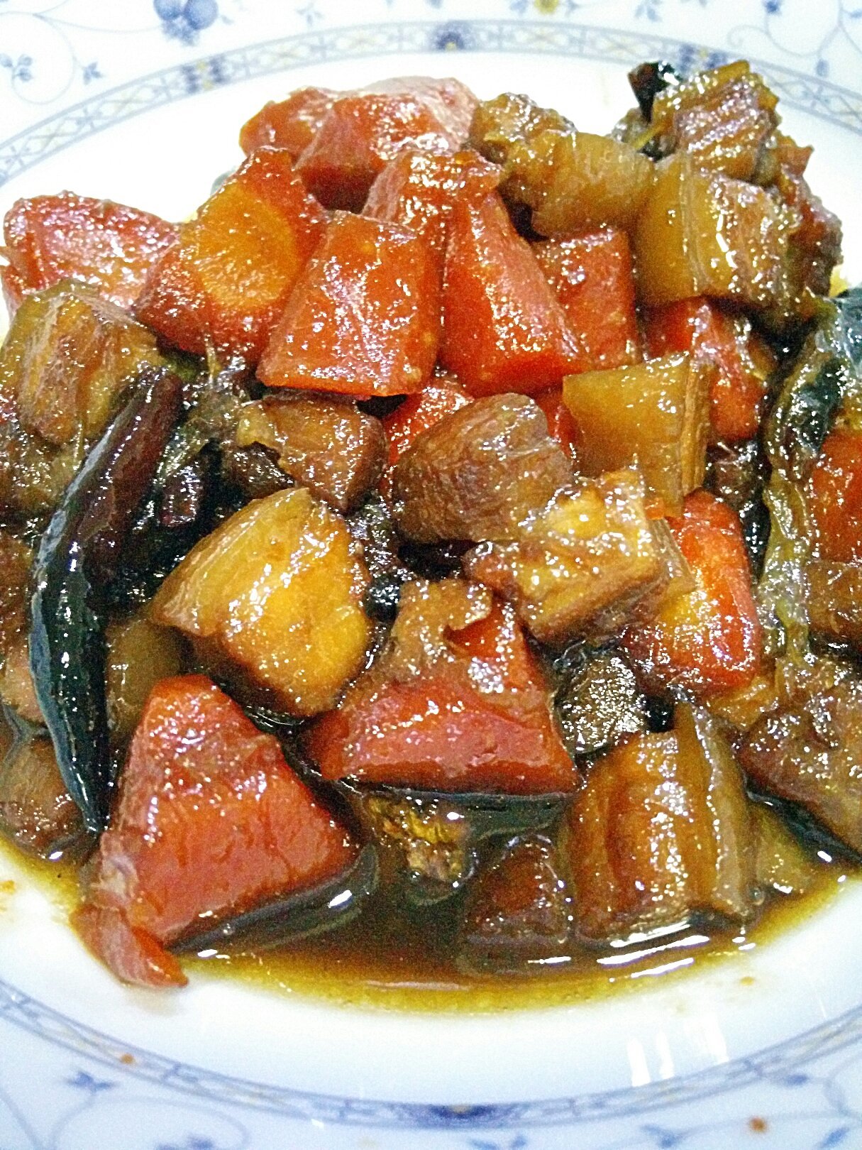 红萝卜烧肉（无香料版）