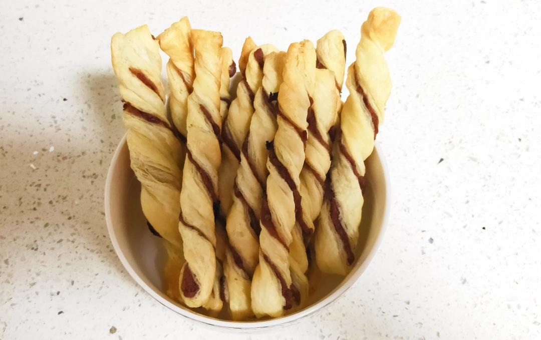 豆沙扭扭酥