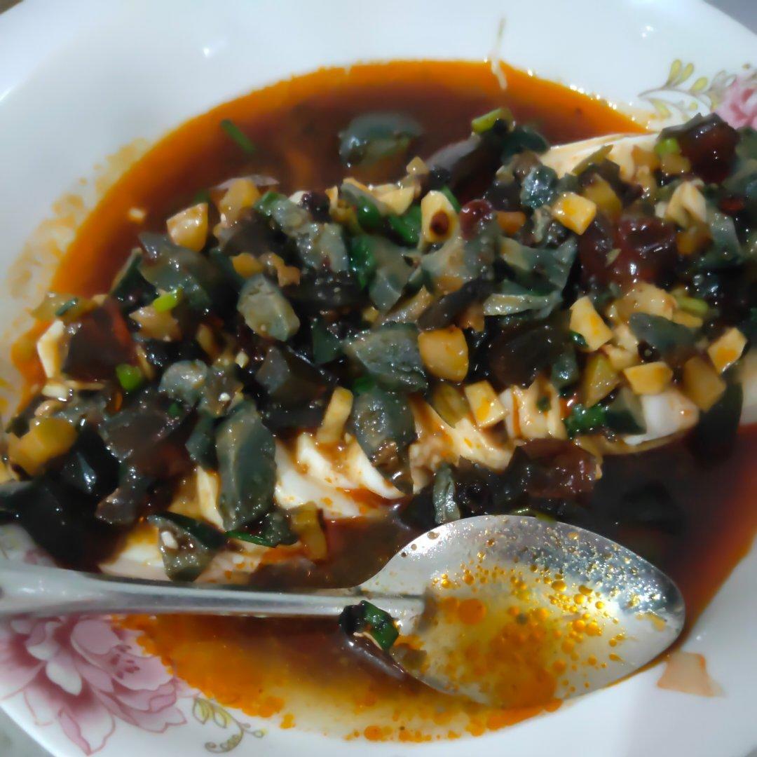 【最佳CP～】凉拌皮蛋豆腐✨