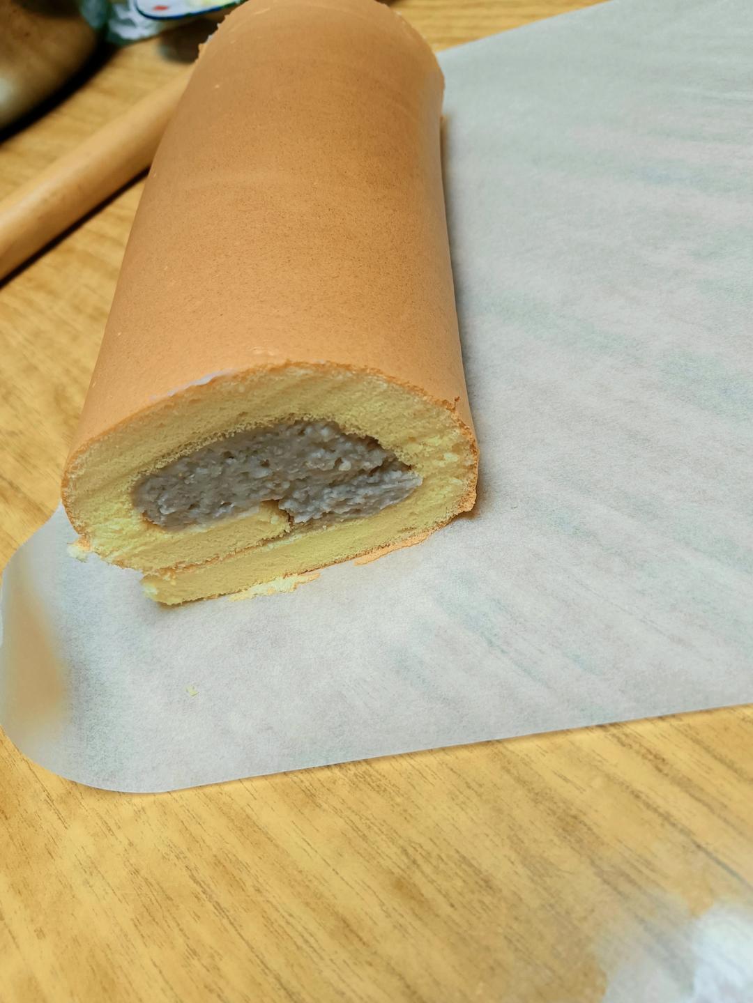 卷不裂的芋泥蛋糕卷