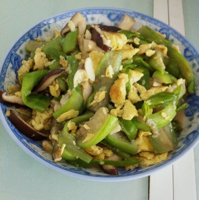 丝瓜炒蛋