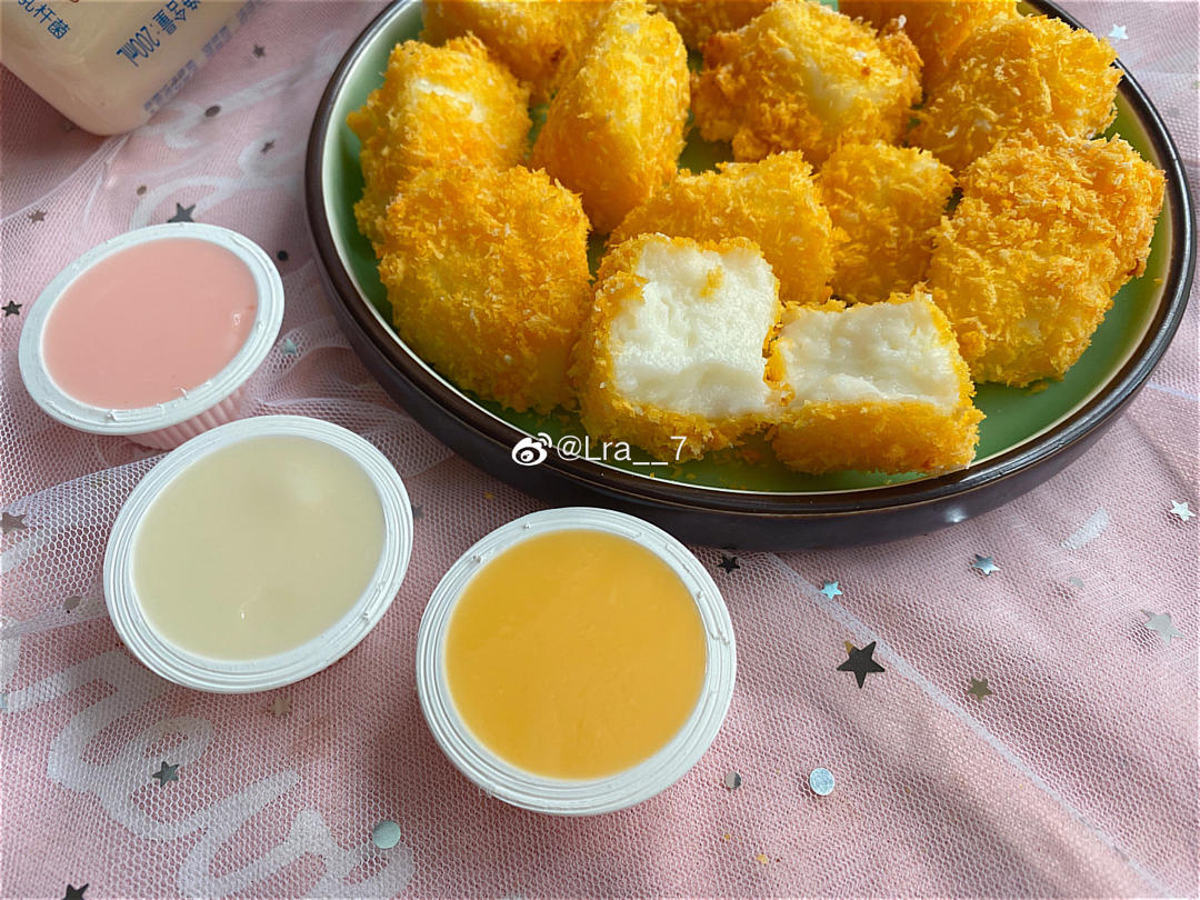 空气炸锅：炸牛奶